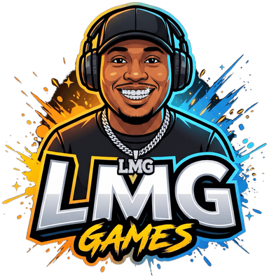 LMG's mascot: LMG in headphones with diamond grills